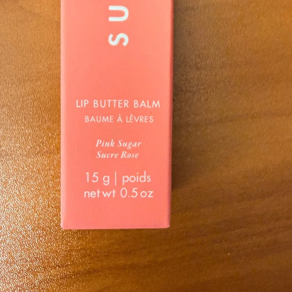 Summer Fridays Lip Butter Balm Pink Sugar 15g 0.5oz Vegan Hydrating Lip Gloss